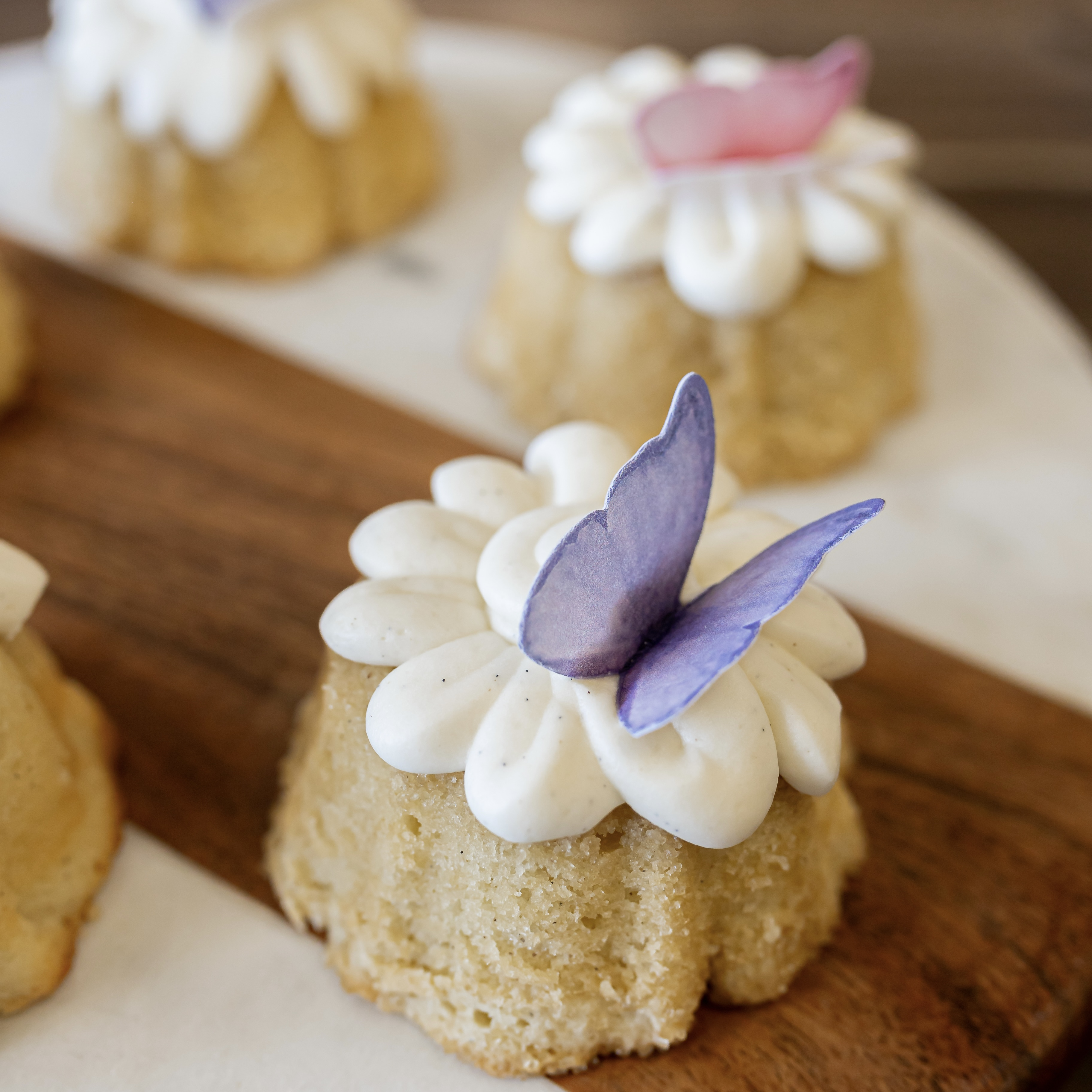 Mini Vanilla Bean Pound Cakes